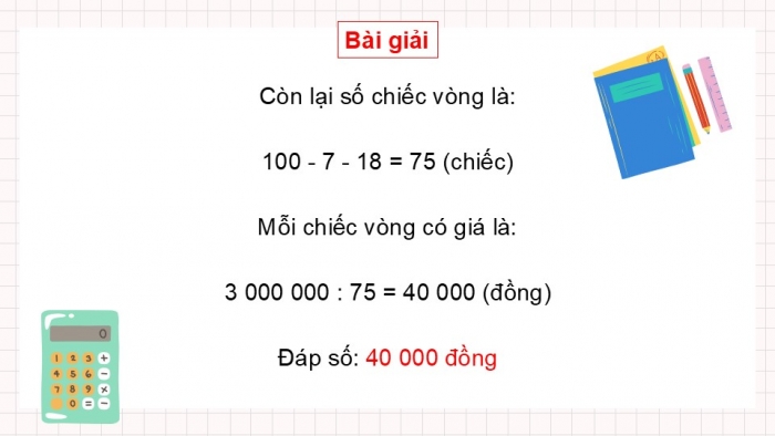 Giáo án điện tử Toán 5 kết nối Bài 43: Thực hành và trải nghiệm sử dụng máy tính cầm tay