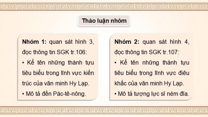 Giáo án điện tử Lịch sử và Địa lí 5 kết nối Bài 25: Văn minh Hy Lạp