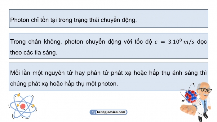 Giáo án điện tử chuyên đề Vật lí 12 kết nối Bài 9: Hiệu ứng quang điện và năng lượng của photon