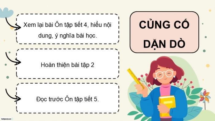 Giáo án điện tử Tiếng Việt 5 cánh diều Bài 19: Ôn tập cuối năm học (Tiết 4)