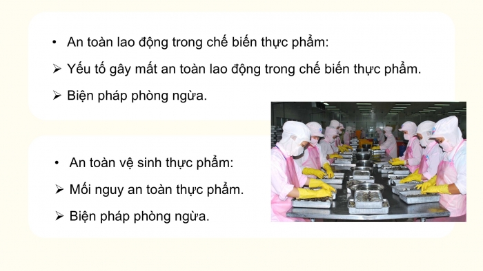 Giáo án điện tử Công nghệ 9 Chế biến thực phẩm Cánh diều Bài Ôn tập