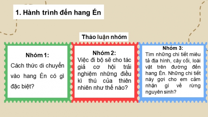 Giáo án PPT Ngữ văn 6 kết nối Bài 5: Hang Én