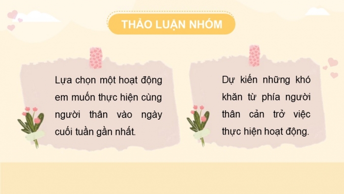Giáo án điện tử Hoạt động trải nghiệm 5 kết nối Chủ đề Gia đình đầm ấm - Tuần 20