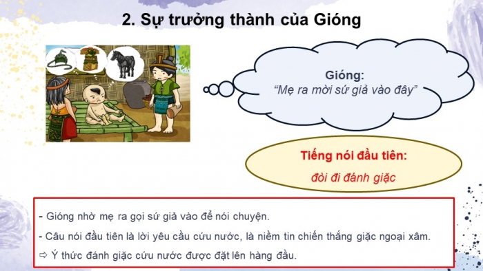 Giáo án PPT Ngữ văn 6 kết nối Bài 6: Thánh Gióng