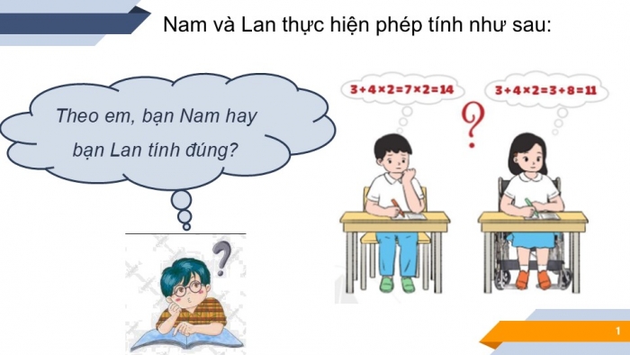 Giáo án PPT Toán 6 cánh diều Bài 6: Thứ tự thực hiện các phép tính