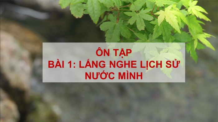 Giáo án PPT Ngữ văn 6 chân trời Bài 1: Ôn tập