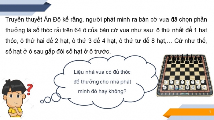 Giáo án PPT Toán 6 kết nối Bài 6: Luỹ thừa với số mũ tự nhiên