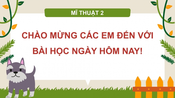 Giáo án PPT Mĩ thuật 2 cánh diều Bài 14: Con vật nuôi quen thuộc