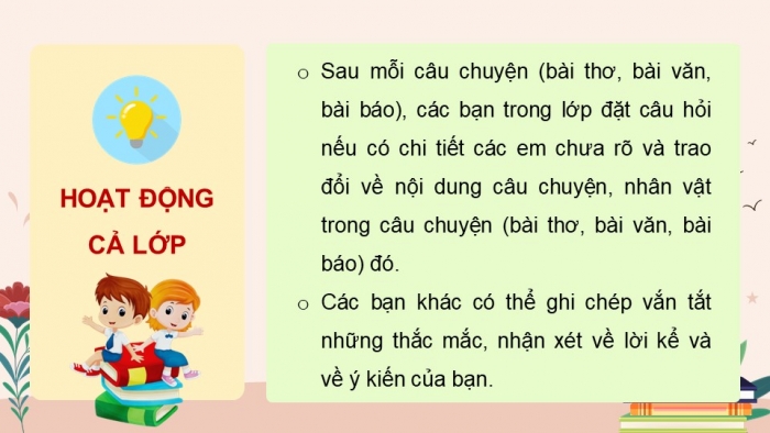 Giáo án điện tử Tiếng Việt 5 cánh diều Bài 17: Trao đổi Em đọc sách báo