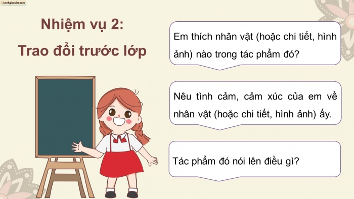 Giáo án điện tử Tiếng Việt 5 cánh diều Bài 14: Trao đổi Em đọc sách báo