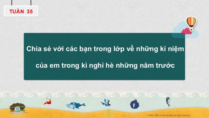 Giáo án PPT HĐTN 6 cánh diều Chủ đề 9: Kế hoạch hè - Tuần 35