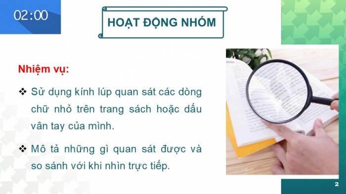 Giáo án PPT KHTN 6 kết nối Bài 3: Sử dụng kính lúp