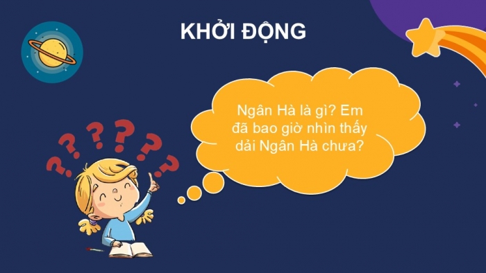 Giáo án PPT KHTN 6 kết nối Bài 55: Ngân Hà