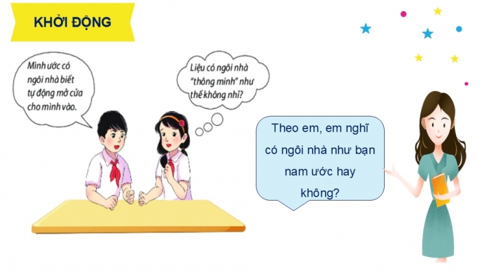 Giáo án PPT Công nghệ 6 chân trời Bài 3: Ngôi nhà thông minh