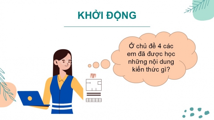 Giáo án PPT KHTN 6 chân trời Ôn tập Chủ đề 4