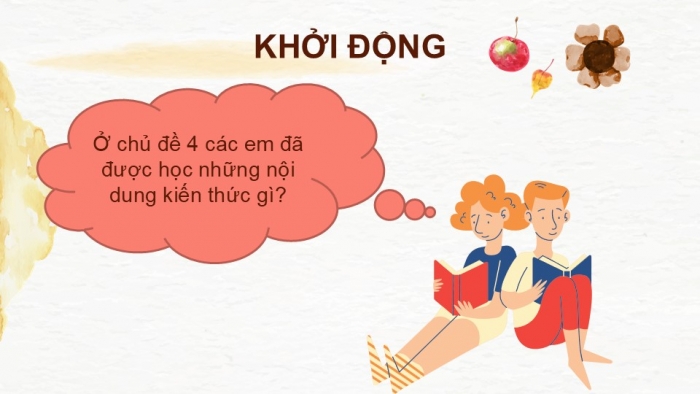 Giáo án PPT KHTN 6 chân trời Ôn tập Chủ đề 5