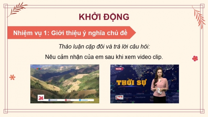 Giáo án điện tử Hoạt động trải nghiệm 12 chân trời bản 2 Chủ đề 5: Phát triển cộng đồng đoàn kết và bền vững (P1)