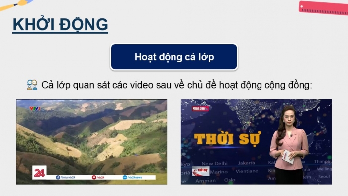 Giáo án điện tử Hoạt động trải nghiệm 12 cánh diều Chủ đề 5: Chủ động tham gia các hoạt động xã hội (P1)