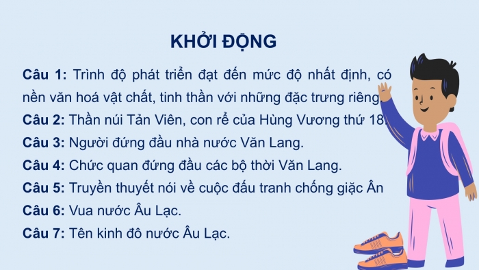 Giáo án PPT Lịch sử 6 chân trời Bài 14: Nhà nước Văn Lang, Âu Lạc