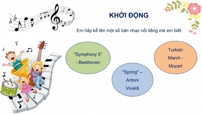 Giáo án PPT Âm nhạc 6 kết nối Tiết 6: Nghe Tác phẩm The Blue Danube, Ôn tập Đời sống không già vì có chúng em