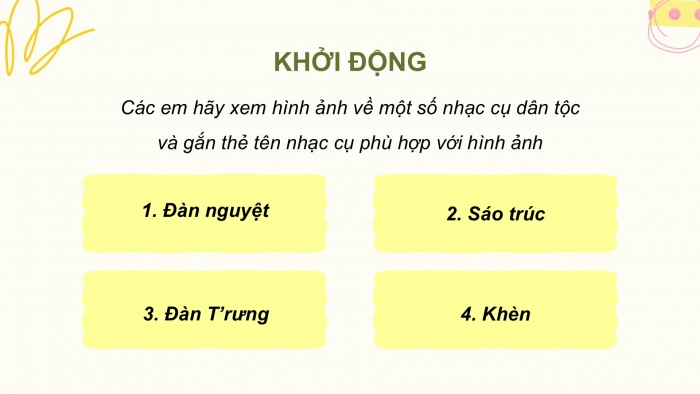 Giáo án PPT Âm nhạc 6 kết nối Tiết 21: Tìm hiểu sáo trúc, khèn; Ôn tập Bài đọc nhạc số 3