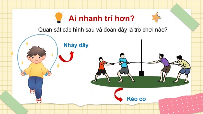 Giáo án PPT Mĩ thuật 6 kết nối Bài 9: Sáng tạo mĩ thuật với trò chơi dân gian