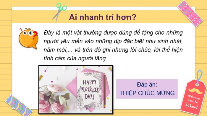 Giáo án PPT Mĩ thuật 6 kết nối Bài 10: Thiết kế thiệp chúc mừng