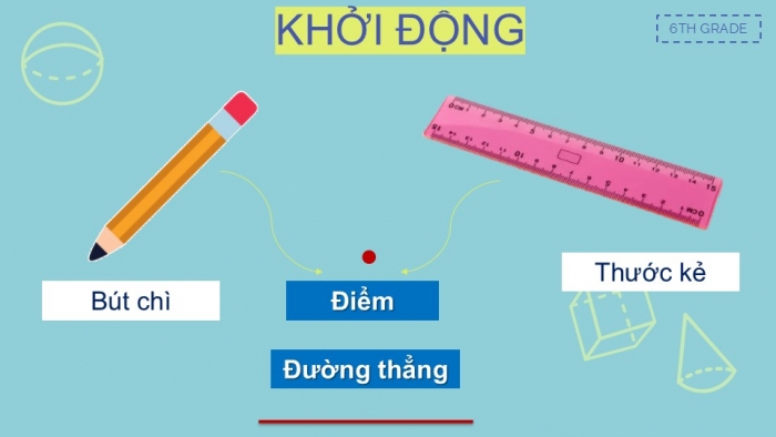 Giáo án PPT Toán 6 cánh diều Bài 1: Điểm. Đường thẳng