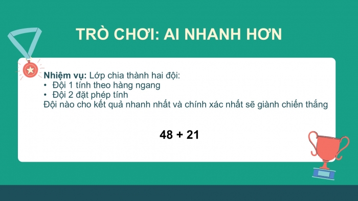 Giáo án PPT Toán 2 chân trời bài Số hạng – Tổng