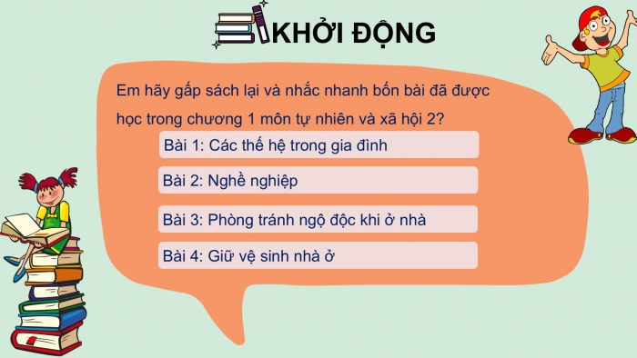 Giáo án PPT Tự nhiên và Xã hội 2 cánh diều Ôn tập và đánh giá chủ đề Gia đình