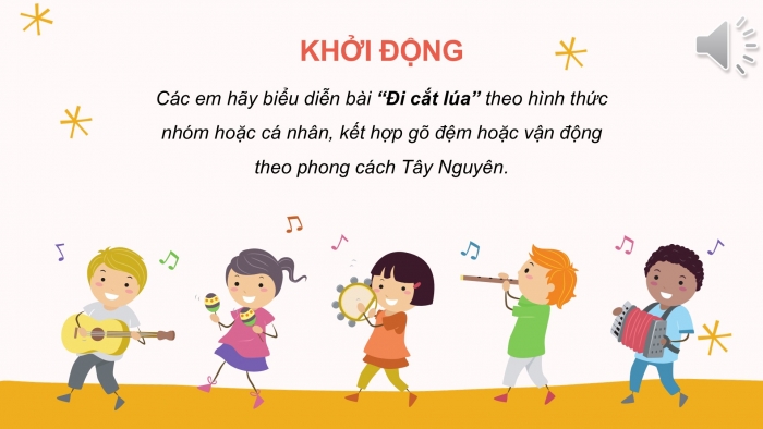 Giáo án PPT Âm nhạc 6 chân trời Tiết 19: Bài hát Hò ba lí, Nhạc cụ thể hiện tiết tấu Bài thực hành số 4