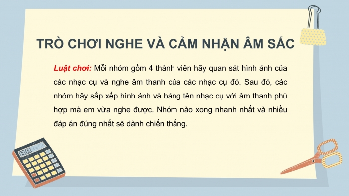 Giáo án PPT Âm nhạc 6 chân trời Tiết 30: Giới thiệu một số nhạc cụ phương Tây, Nghe trích đoạn tác phẩm Czardas