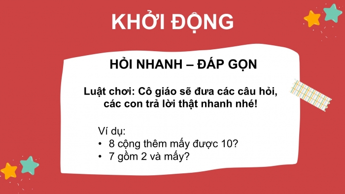 Giáo án PPT Toán 2 chân trời bài: 8 cộng với một số