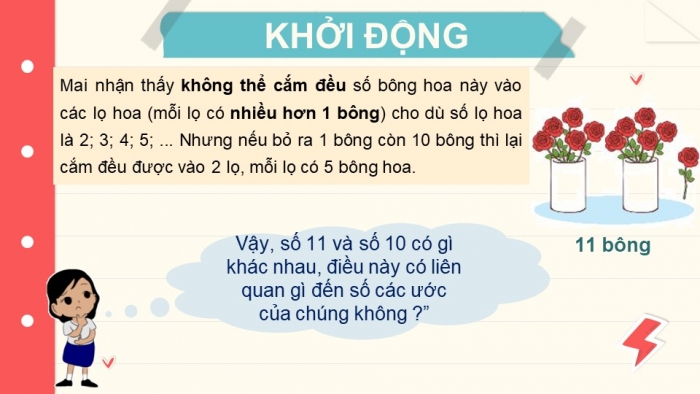 Giáo án PPT Toán 6 kết nối Bài 10: Số nguyên tố