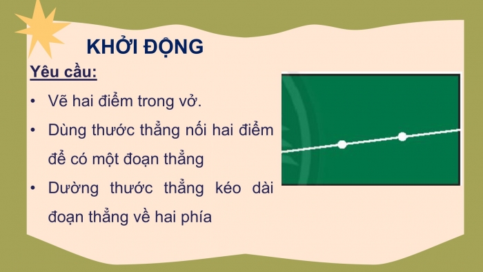 Giáo án PPT Toán 2 chân trời bài Đường thẳng – Đường cong