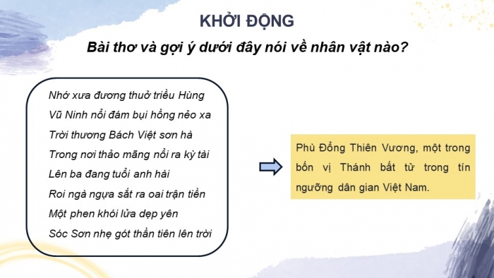 Giáo án PPT Ngữ văn 6 kết nối Bài 6: Thánh Gióng