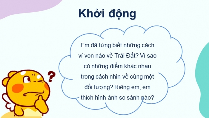 Giáo án PPT Ngữ văn 6 kết nối Bài 9: Trái Đất