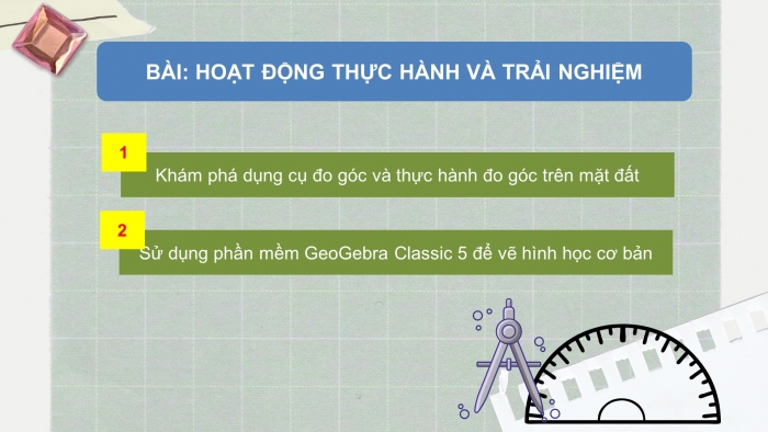 Giáo án PPT Toán 6 chân trời Bài 8: Hoạt động thực hành và trải nghiệm