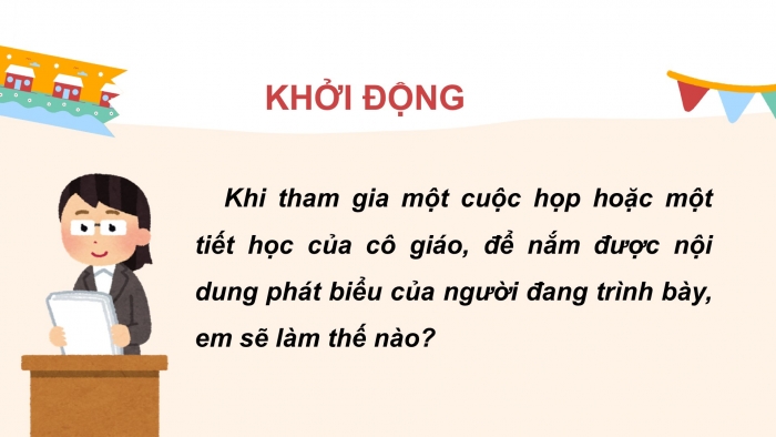 Giáo án PPT Ngữ văn 6 chân trời Bài 6: Tóm tắt nội dung trình bày của người khác