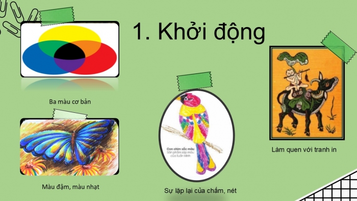 Giáo án PPT Mĩ thuật 2 cánh diều Bài 9: Cùng nhau ôn tập học kì 1