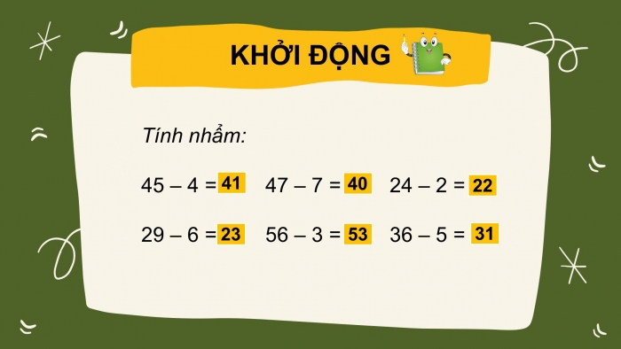 Giáo án PPT Toán 2 cánh diều bài Số bị trừ – Số trừ – Hiệu