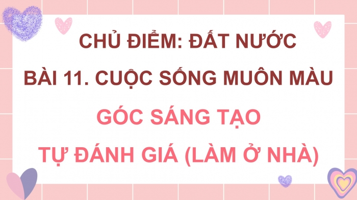 Giáo án điện tử Tiếng Việt 5 cánh diều Bài 11: Muôn màu cuộc sống, Mầm non