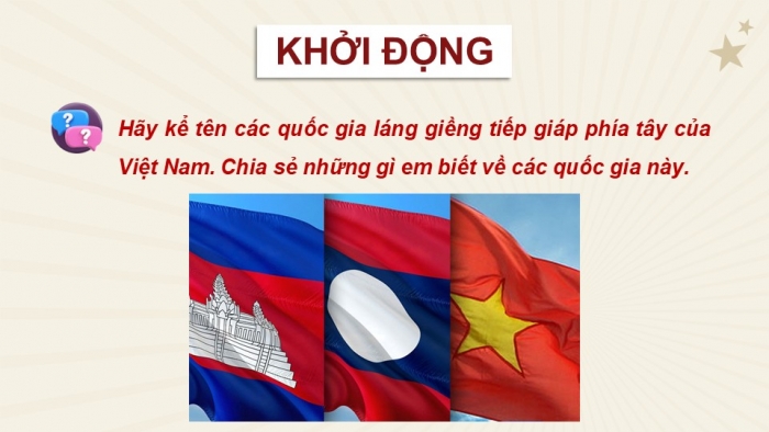 Giáo án điện tử Lịch sử và Địa lí 5 cánh diều Bài 18: Nước Cộng hoà Dân chủ Nhân dân Lào và Vương quốc Cam-pu-chia