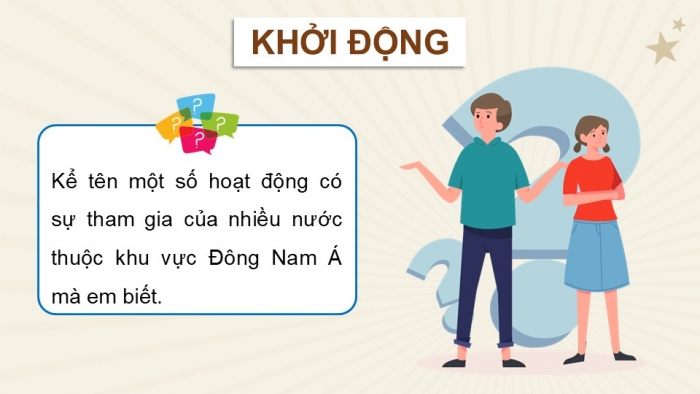 Giáo án điện tử Lịch sử và Địa lí 5 chân trời Bài 20: Hiệp hội các quốc gia Đông Nam Á (ASEAN)