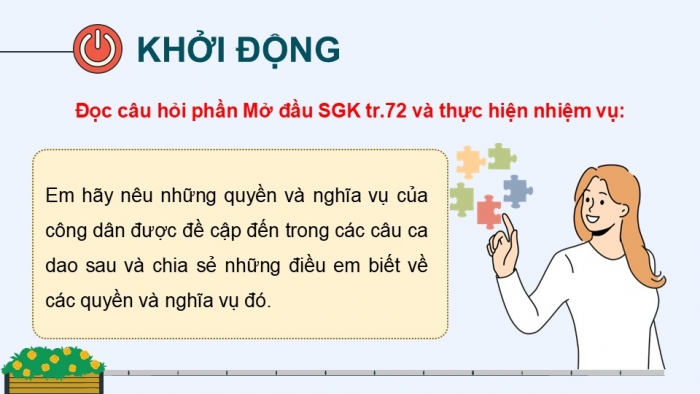 Giáo án điện tử Kinh tế pháp luật 12 cánh diều Bài 10: Quyền và nghĩa vụ của công dân trong hôn nhân và gia đình