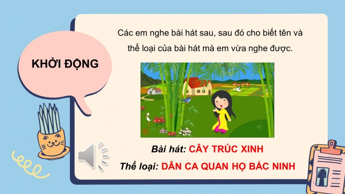 Giáo án và PPT đồng bộ Âm nhạc 6 cánh diều