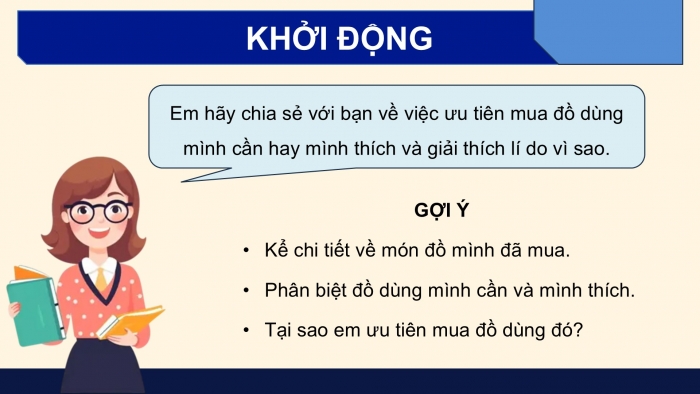 Giáo án điện tử Đạo đức 5 chân trời Bài 12: Em sử dụng tiền hợp lí