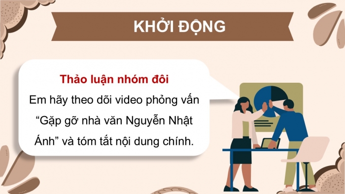 Giáo án điện tử Ngữ văn 9 kết nối Bài 10: Thách thức đầu tiên - Văn hóa đọc với nhà văn và độc giả trong thời đại công nghệ số