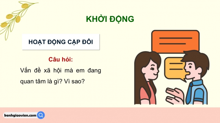 Giáo án điện tử Ngữ văn 9 chân trời Bài 9: Viết bài văn nghị luận về một vấn đề cần giải quyết