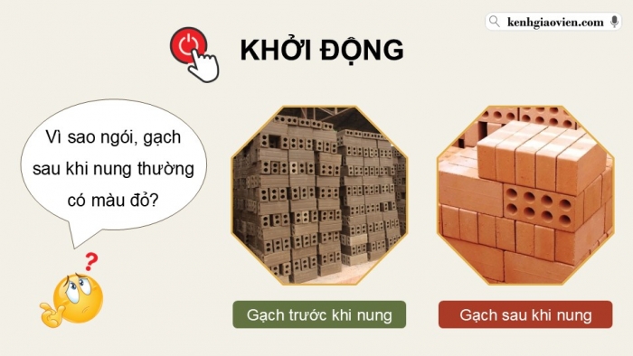 Giáo án điện tử KHTN 9 chân trời - Phân môn Hoá học Bài 32: Khai thác đá vôi. Công nghiệp sillicate